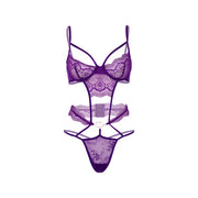 Body in pizzo Heart Lace Teddy with Jewel