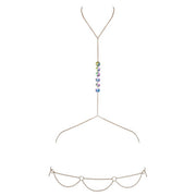 Catena per il corpo accessorio erotico con strass Cottelli