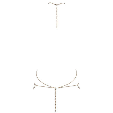 Catena per il corpo accessorio erotico con strass Cottelli