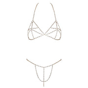 Completo intimo 2 pz catena con strass Cottelli