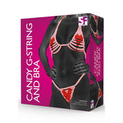 Intimo commestibile Candy g-string and bra set
