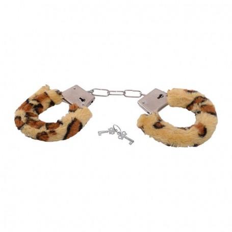 MANETTE CON PELLICCIA SINTETICA BONDAGE CUFFS FETISH COSTRITTIVO