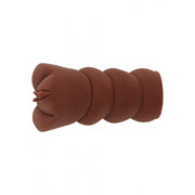 Masturbatore vagina finta realistico massaggiatore per pene bangers brown