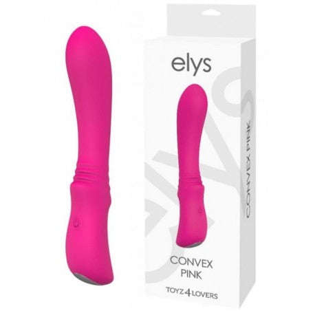 Vibratore vaginale stimolatore per donna in silicone fallo dildo vibrante convex pink
